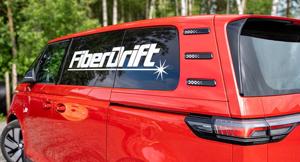Fiberdrift bilen